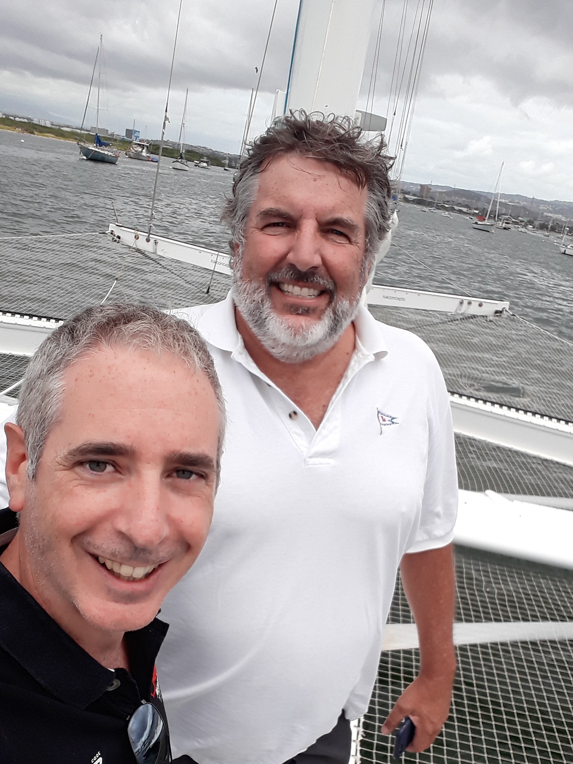 Gabriel Terrasse et Chris Welsh sauvent L'Hydroptère de la destruction | Gabriel Terrasse and Chris Welsh save L'Hydroptère from destruction